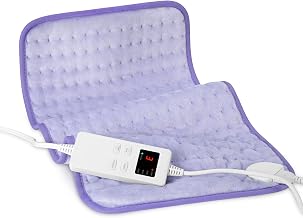 Heating Pad for Shoulder, Neck, Back & Legs, 6 Fast-Heating Settings, Machine Washable, Auto-Off & Moist/Dry Heat - Birthday/Christma s Gifts for Men, Women