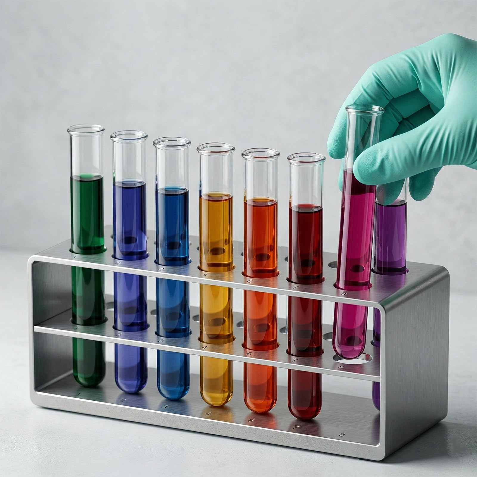 8 sztuk akrylowego tworzywa sztucznego, probówki, przezroczyste probówki z tworzywa sztucznego, 12 cm, waza wielokrotnego użytku, do laboratorium, chemii, biologii, szkoły, na wesele, do dekoracji