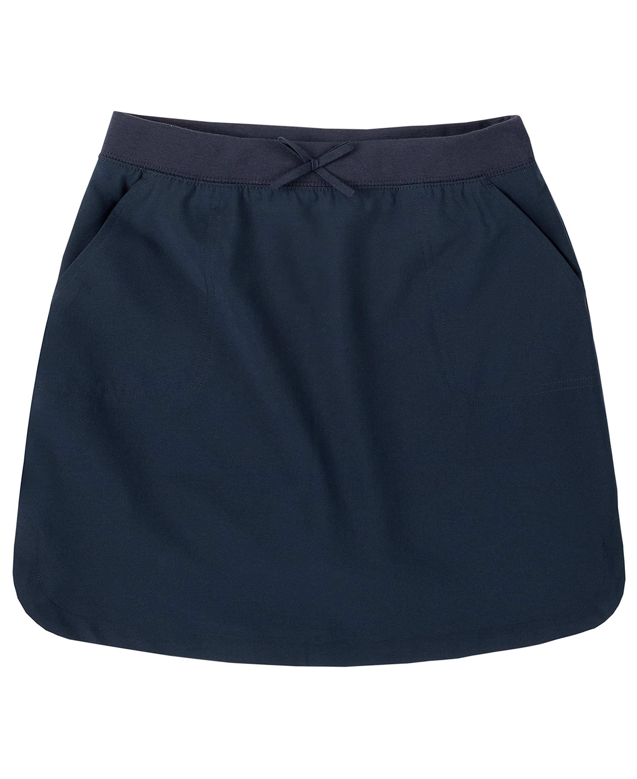 IzodGirls' School Uniform Pull-on Scooter Skirt with Undershorts, Knit  Waistband Functional Pockets, Wrinkle Resistant
