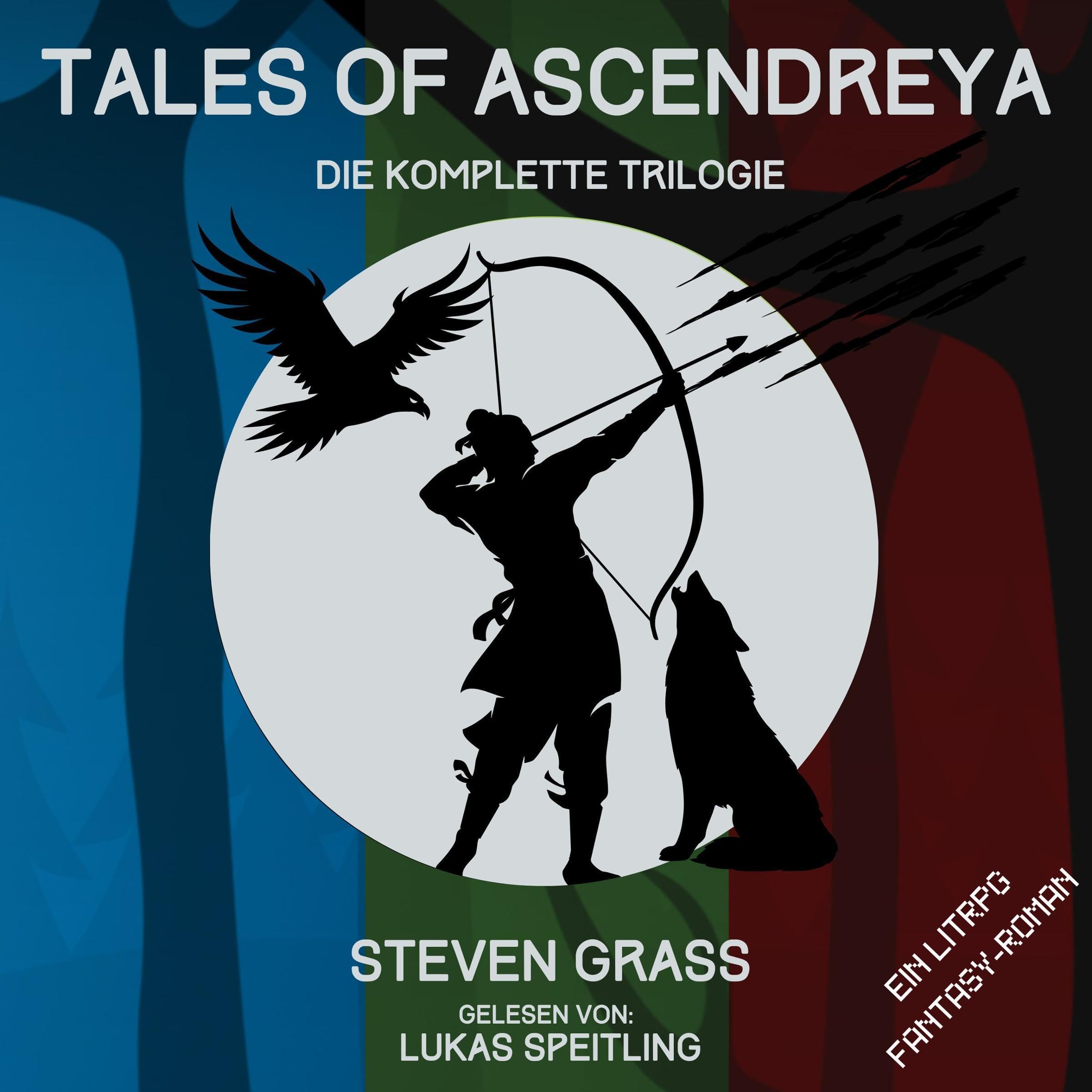 Cover art for Tales of Ascendreya - Sammelband: Die gesamte LitRPG-Fantasy-Trilogie als Boxset