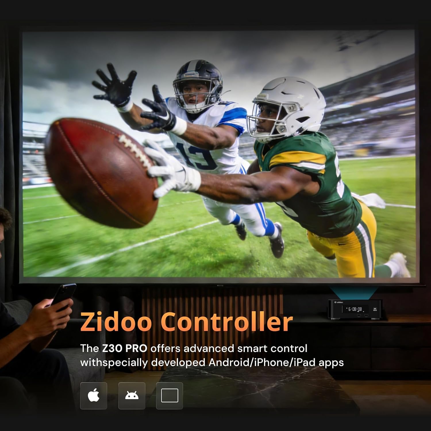 zidoo Z30 PRO-8K HDR Media Player, Amlogic S928X-K Processor 6G+64G,DV, HDR10+ Set Top Box,Android 11，BDMV/ISO，HDD Bay