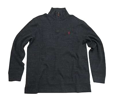 Polo Ralph Lauren black zipパーカー Polo Ralph Lauren Logo Patch half-zip Pullover | Black