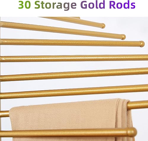 Miniatura 4 de Soporte independiente para bufandas, organizador de hiyab en espiral, colgador de mantas para cinturón para tienda de ropa, estante de exhibición