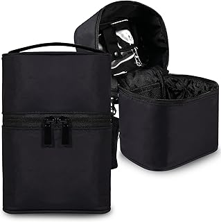 Organizador de brochas de maquillaje, bolsa d...