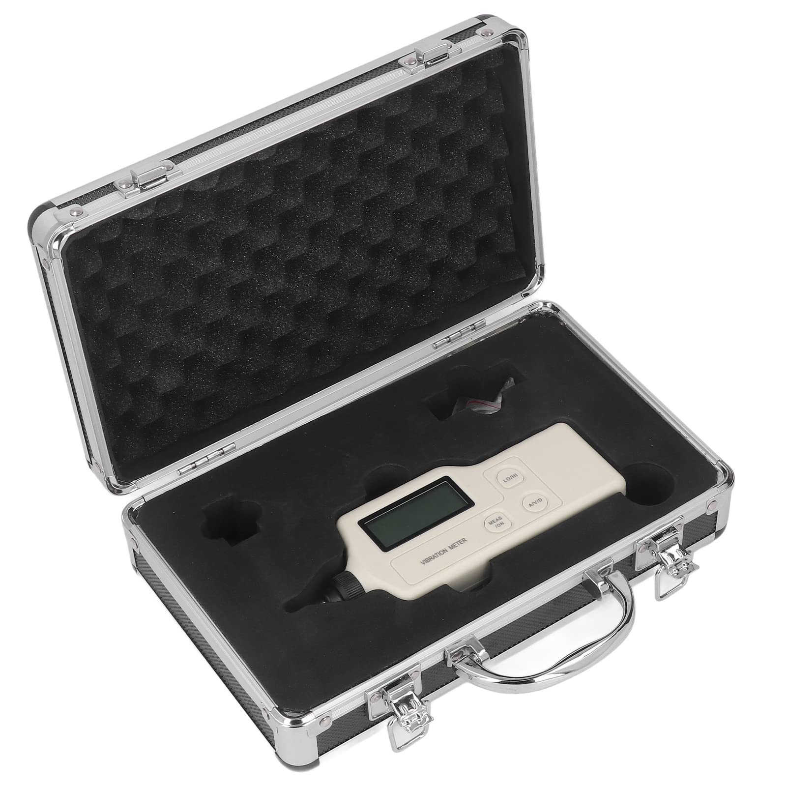 Détecteur de vibration numérique, taux d'échantillonnage 1S de haute précision, vibromètre numérique ABS compact pour l'entretien