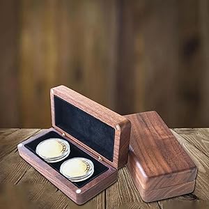 Amazon.co.jp: 洗練された頑丈な木製メダルディスプレイ収納ケース保護