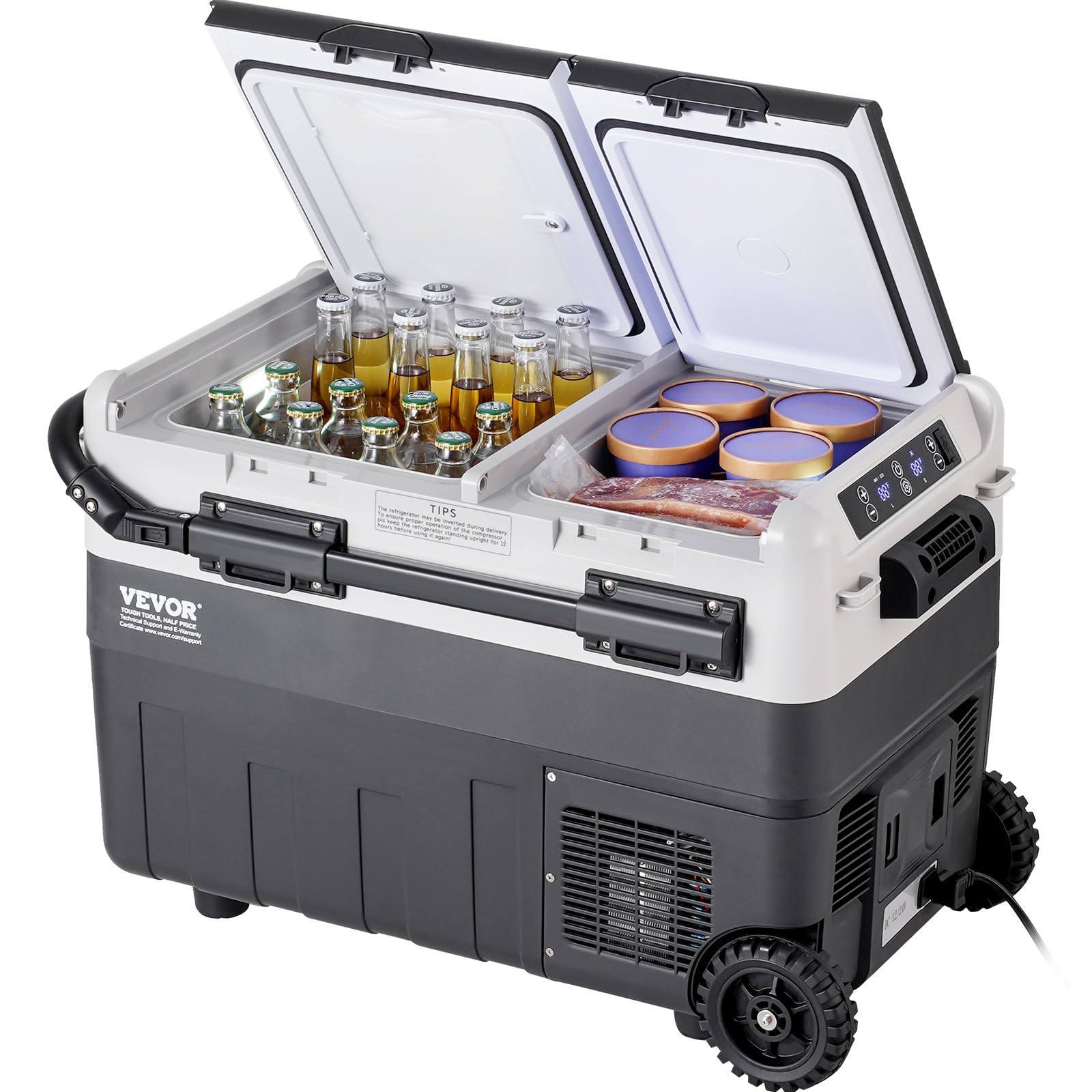 VEVOR 50L Dual Zone Refrigerator