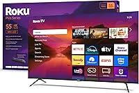 Roku 55-Inch Plus Series Mini-LED 4K QLED Smart TV - Dolby Vision, Enhanced Voice Remote, 500+ Free Channels