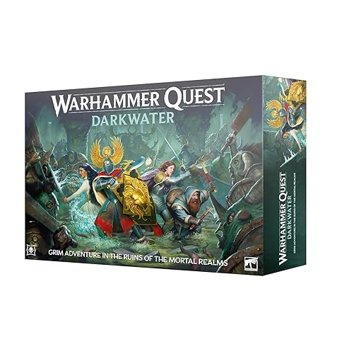 Games Workshop Warhammer Quest: Darkwater – Cooperative Fantasy Board Game with 49 Miniatures, Campaign Gameplay, Map Book & Dice