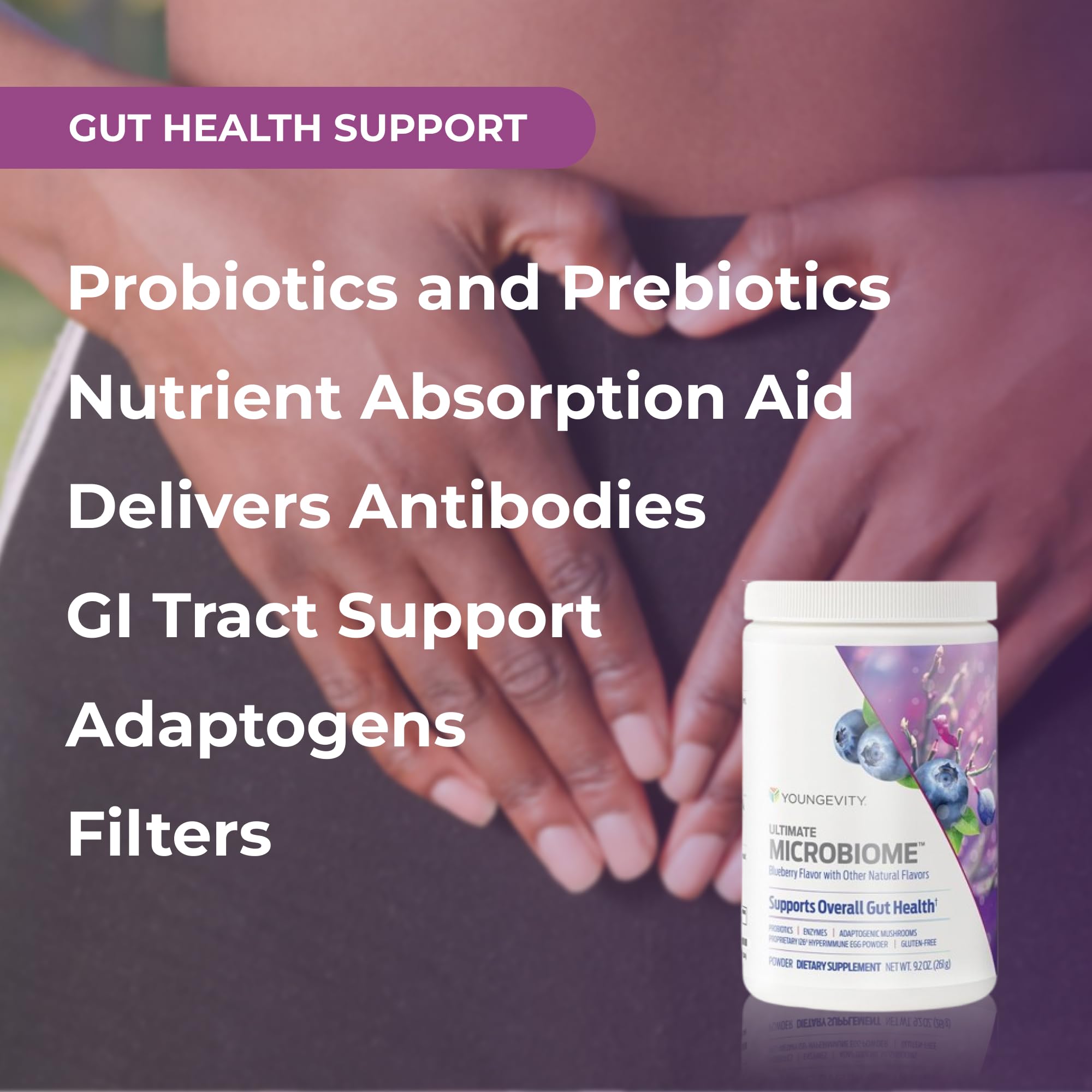 Youngevity Ultimate Microbiome Gut Health Supplement with 50 Billion CFU — Amazon image 4