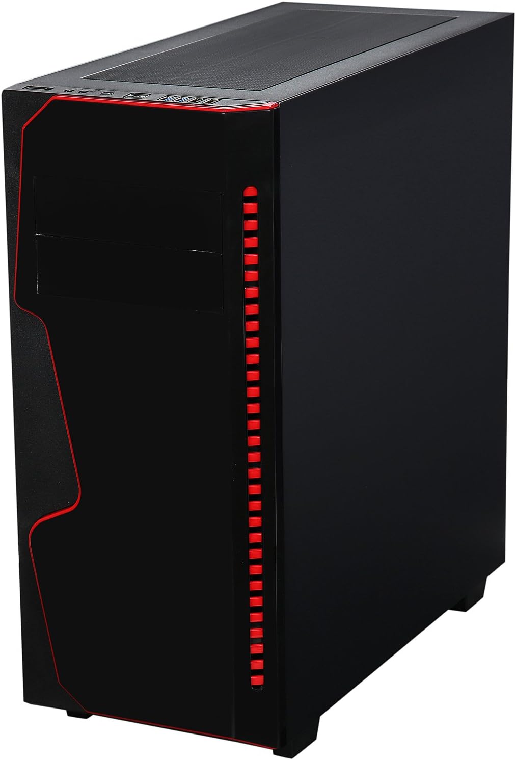 Rosewill GUNGNIR X ATX Mid Tower Gaming Computer Case, Full-Size Window Panel, Three Fans Pre-Installed, USB 3.0 x 2