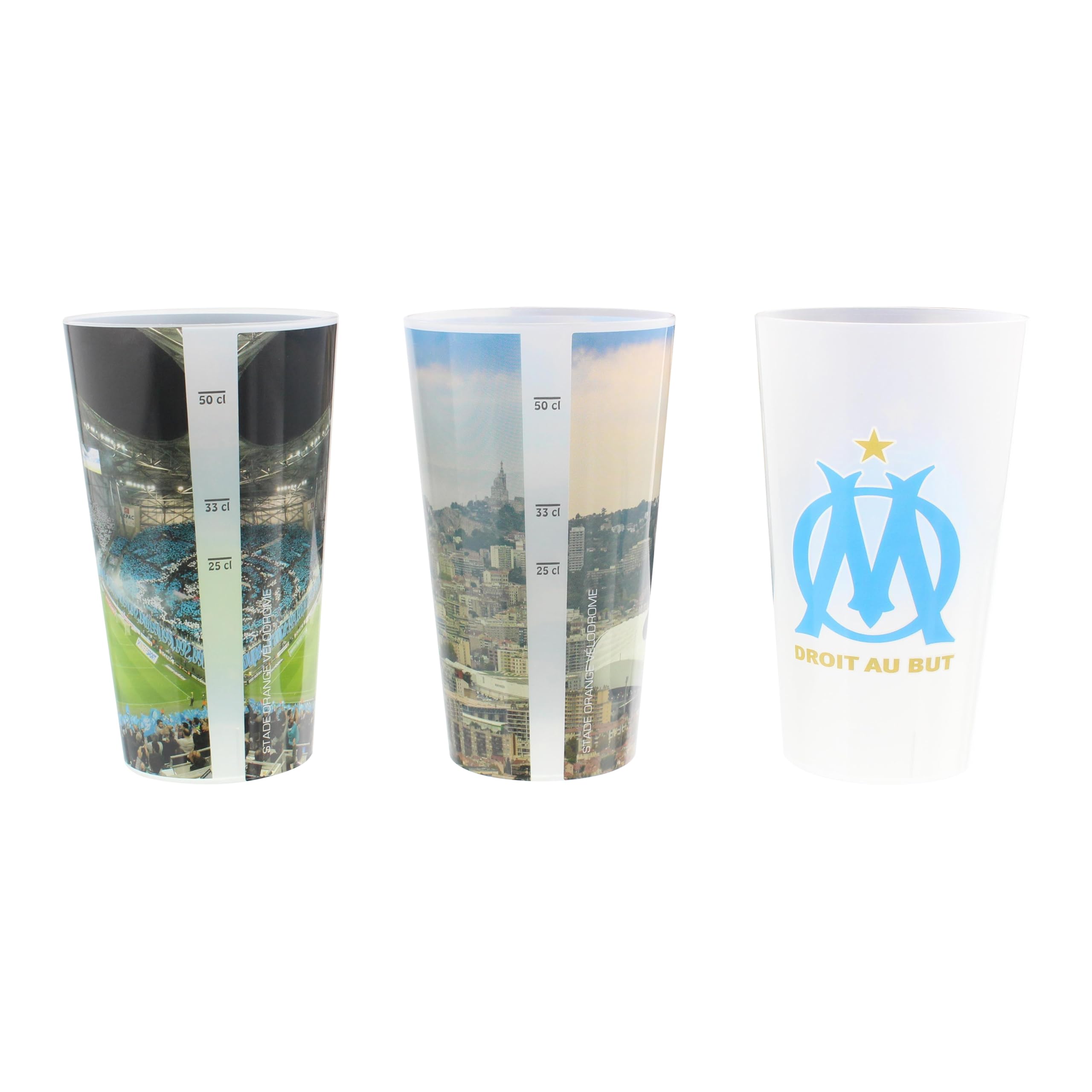Verre à Bière Om Set 2 Verres à Bière Olympique De Marseille - Collection Marseille Foot