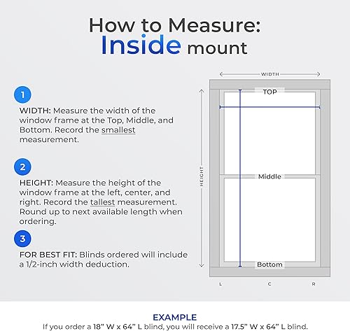 Miniatura 3 de Mini persianas de vinilo de 1 pulgada para oscurecer la habitación son cordones
