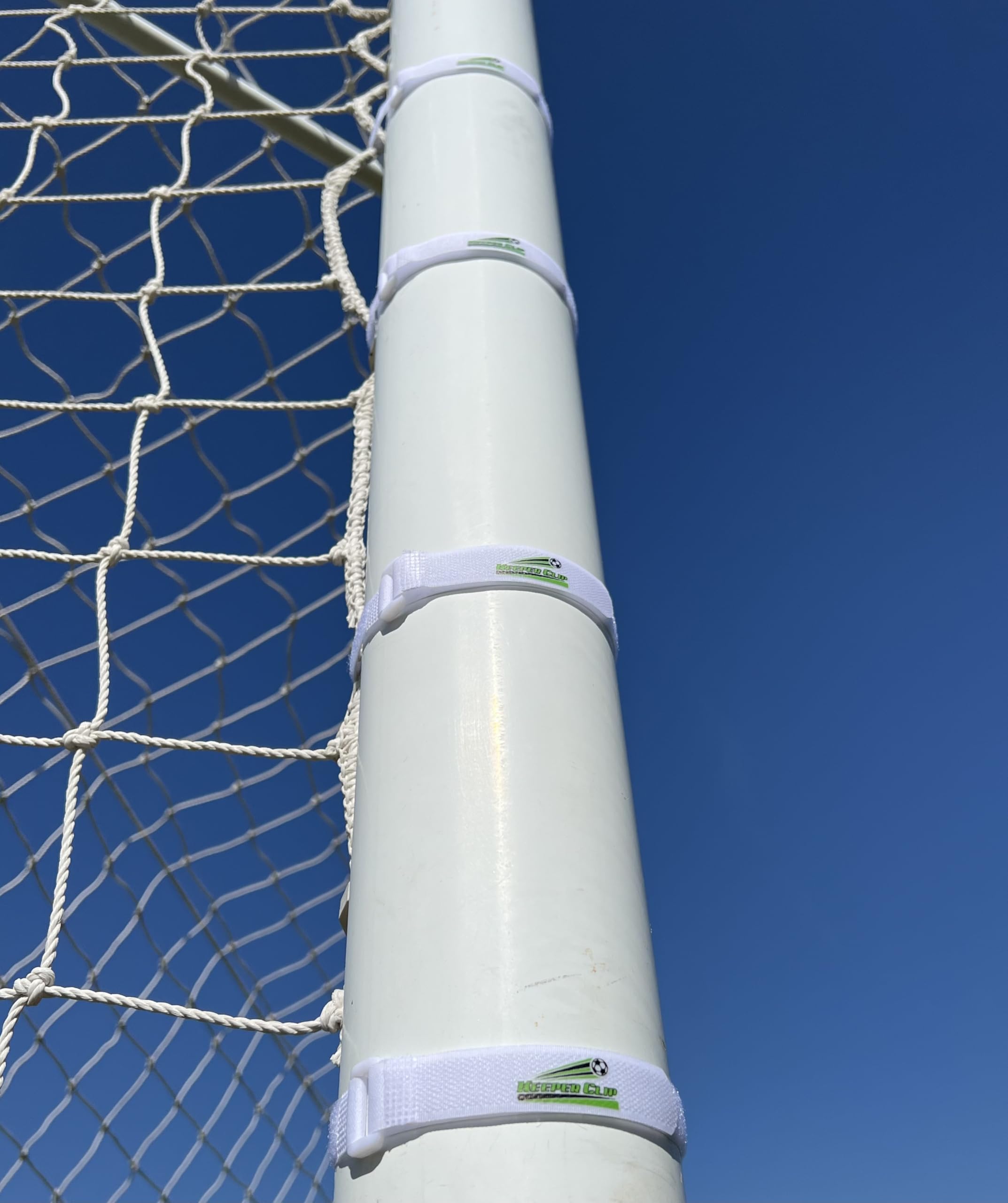 KEEPER CLIP Soccer Goal Hook and Loop Net Straps, 18