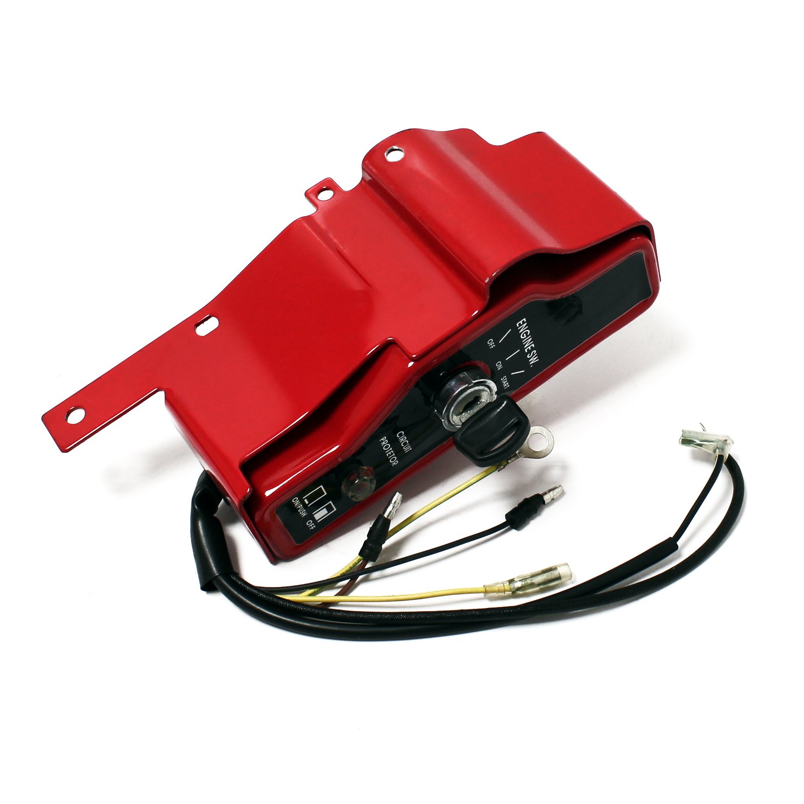 Wiltec Red, Black Spare Part Strong Key Switch Electric Start For 9-13 Hp Petrol/Gasoline Engine