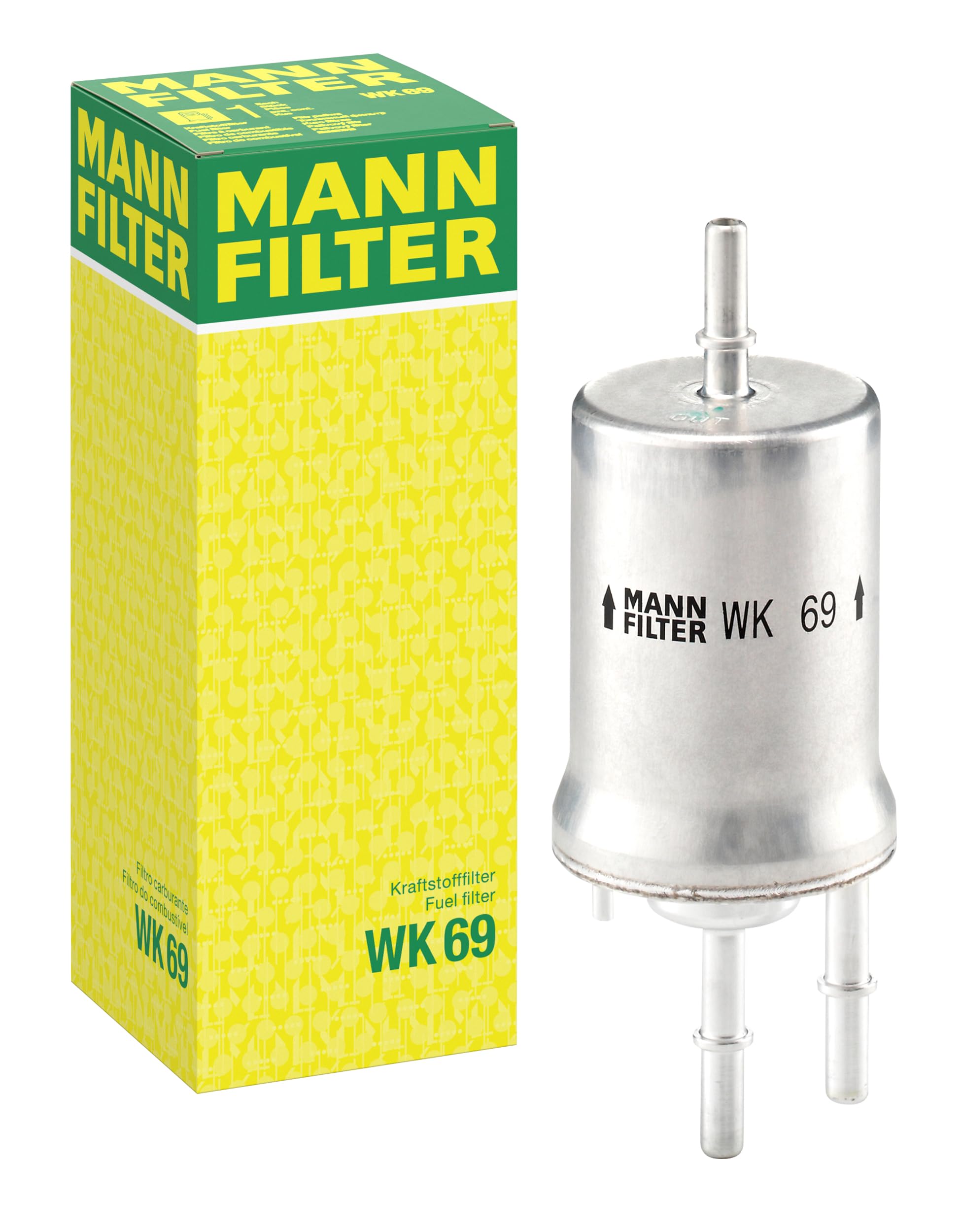 MANN-FILTER WK 69 Fuel Filter - for Cars + Transport Vehicles