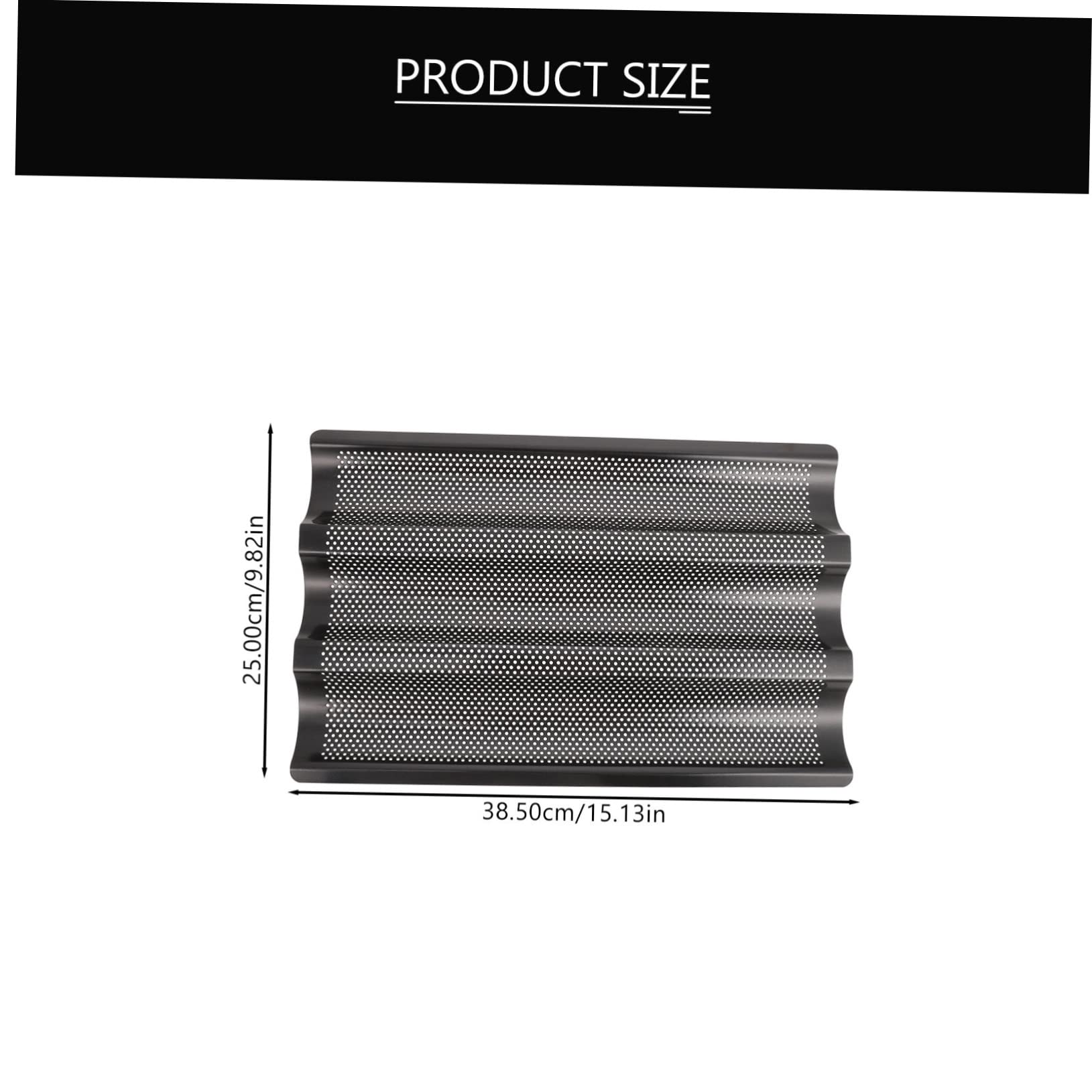 Ecolution Bakeins Medium Loaf Pan – PFOA, BPA, and PTFE Free Non-Stick Coating – Heavy Duty Carbon Steel – Dishwasher Safe – Gray – 8.5” x 4.375” x 2.5”