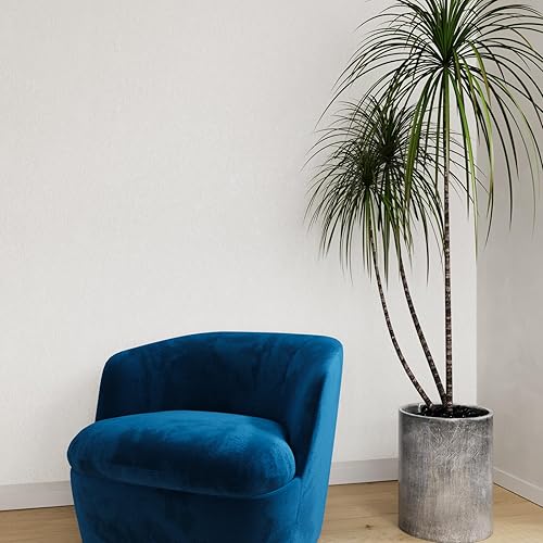 Miniatura 5 de Stickyart Papel tapiz de hormigón blanco de 24 x 160 pulgadas, para despegar y pegar, papel de pared con textura de yeso extra grueso, papel de