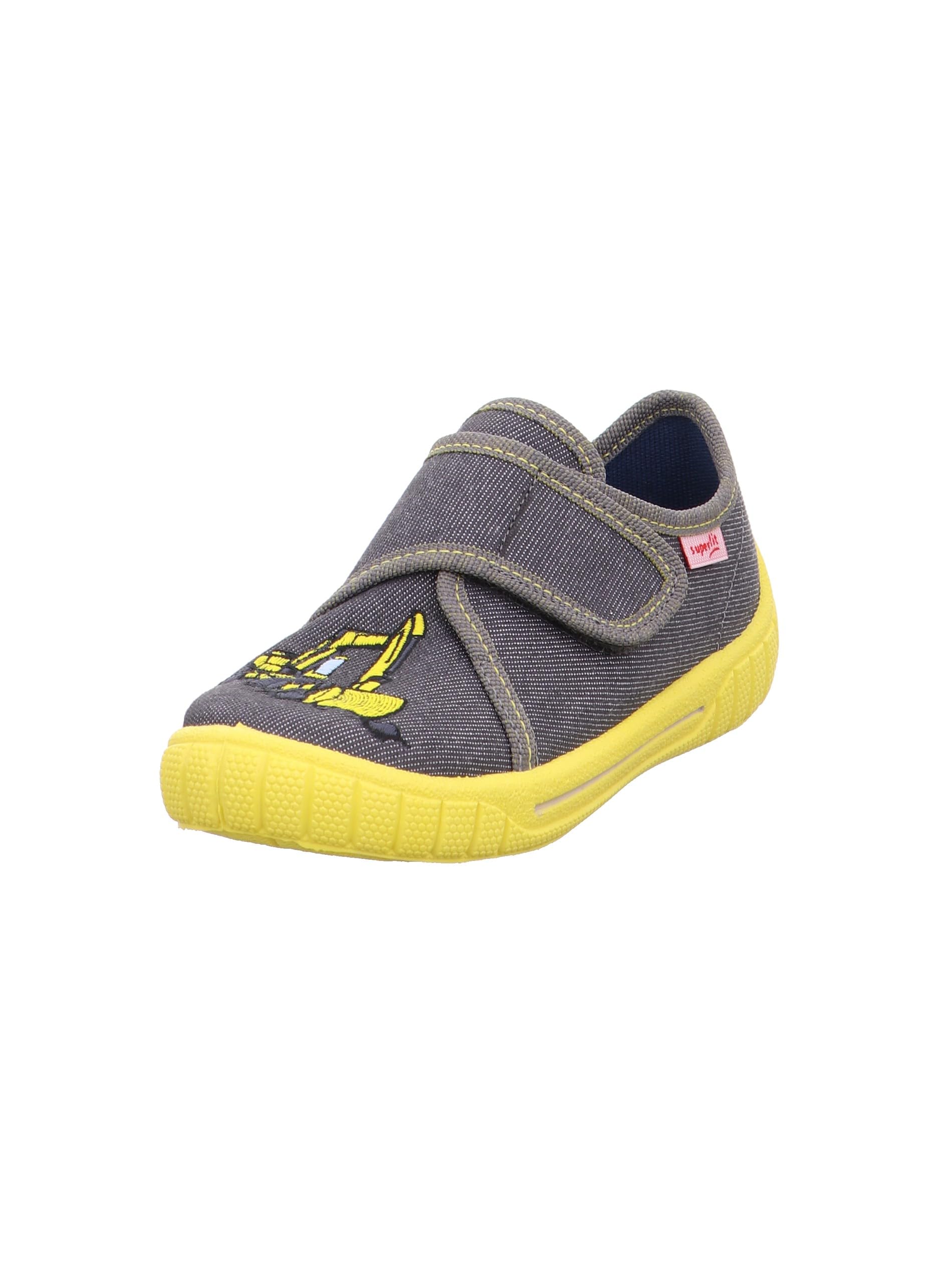 Superfit Jungen Bill Hausschuhe 1-800278 Hausschuhe, Grau Gelb 2030, 38 EU