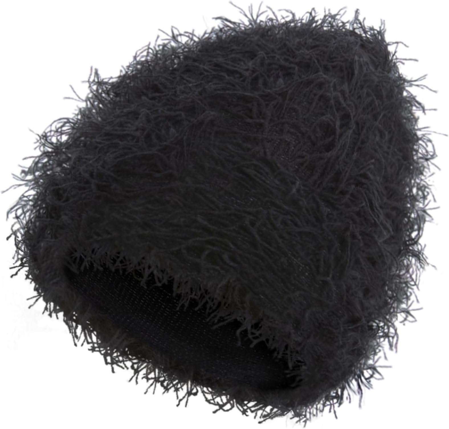 Distressed Beanie, Fuzzy Shiesty Yeat Warm One Size for Men Women Winter Fashion Knit Cap Black