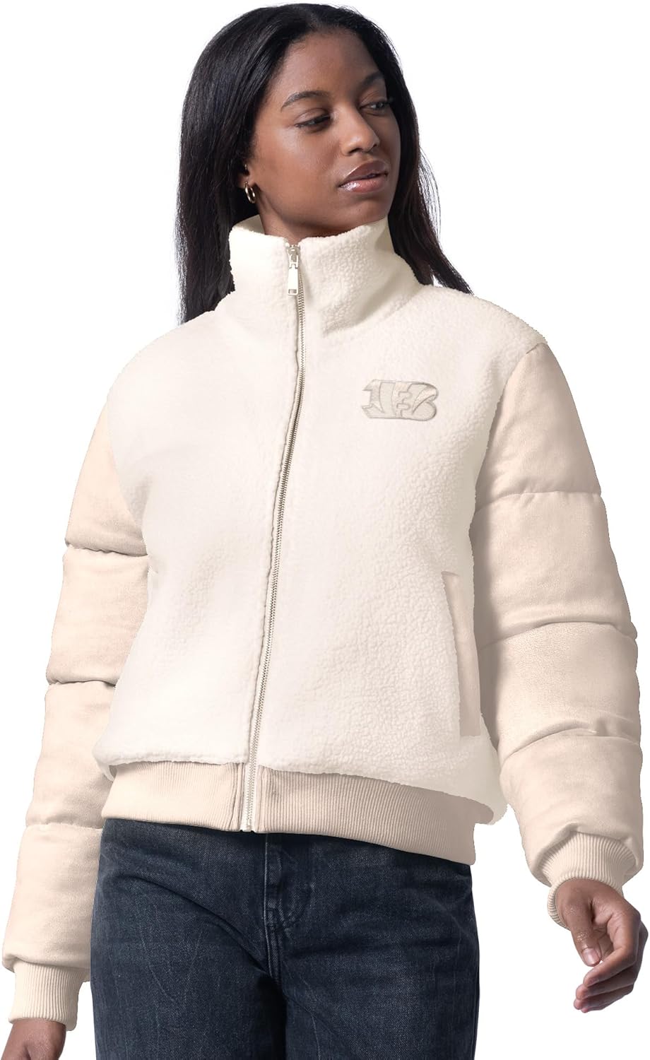 G-III Sports Women's NFL Cheerleader Sherpa Full-Zip Jacket