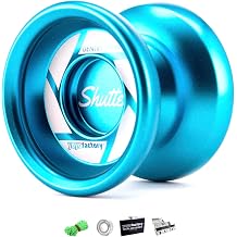YoyoFactory Shutter Professional Yo-Yo by World Champion Gentry Stone Fast Rotation Metal Ball Bearings Advanced Unresponsive YoYo Cord and Instructions Included.