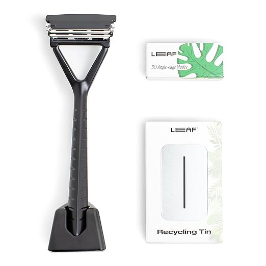 Amazon.com: Leaf Shave | The Leaf Razor Set, Black - Includes Leaf ...