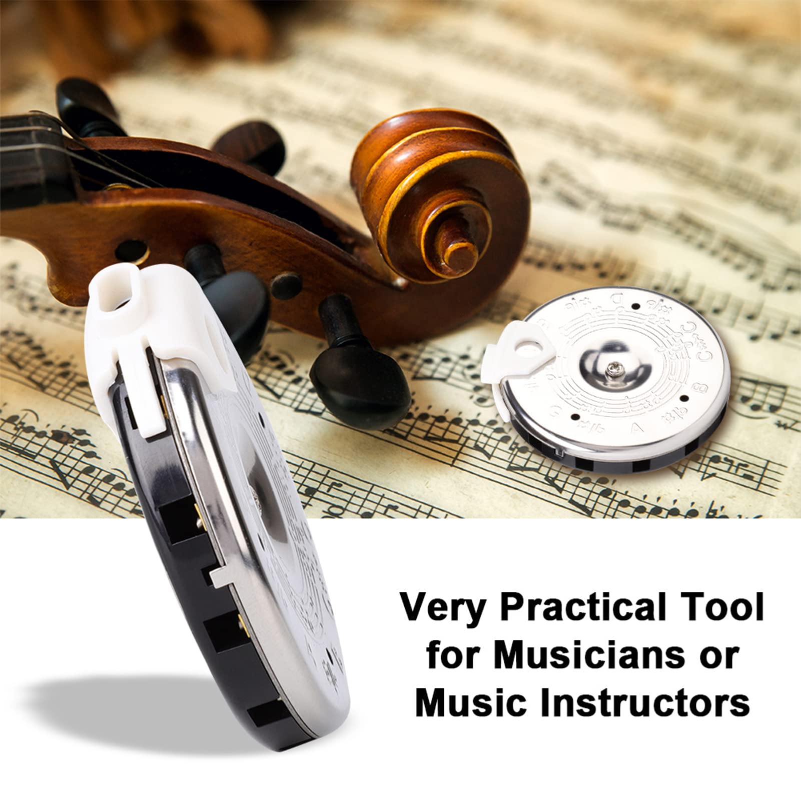 Snapklik.com : 13 Tone Pitch Pipe Tuner, Sensitive Chromatic Tuning C C ...