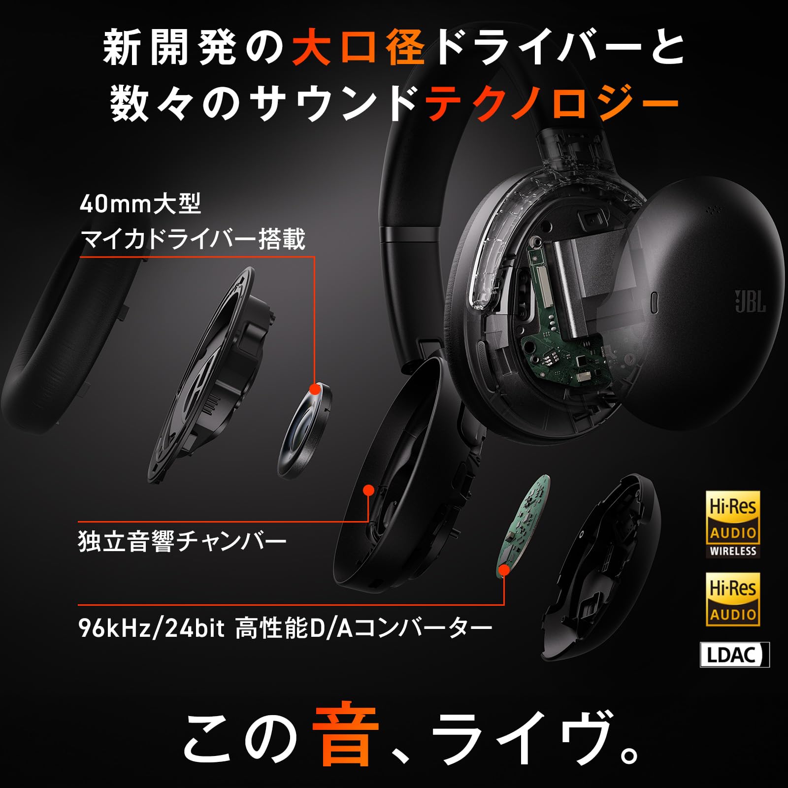 JBL TOUR ONE M3 オーバーイヤーヘッドホン