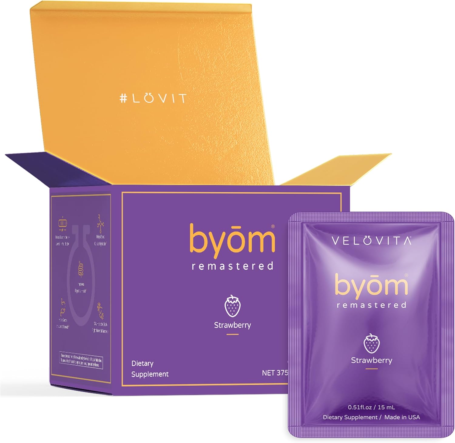 VELOVITA byōm® Remastered Strawberry Flavor Probiotic