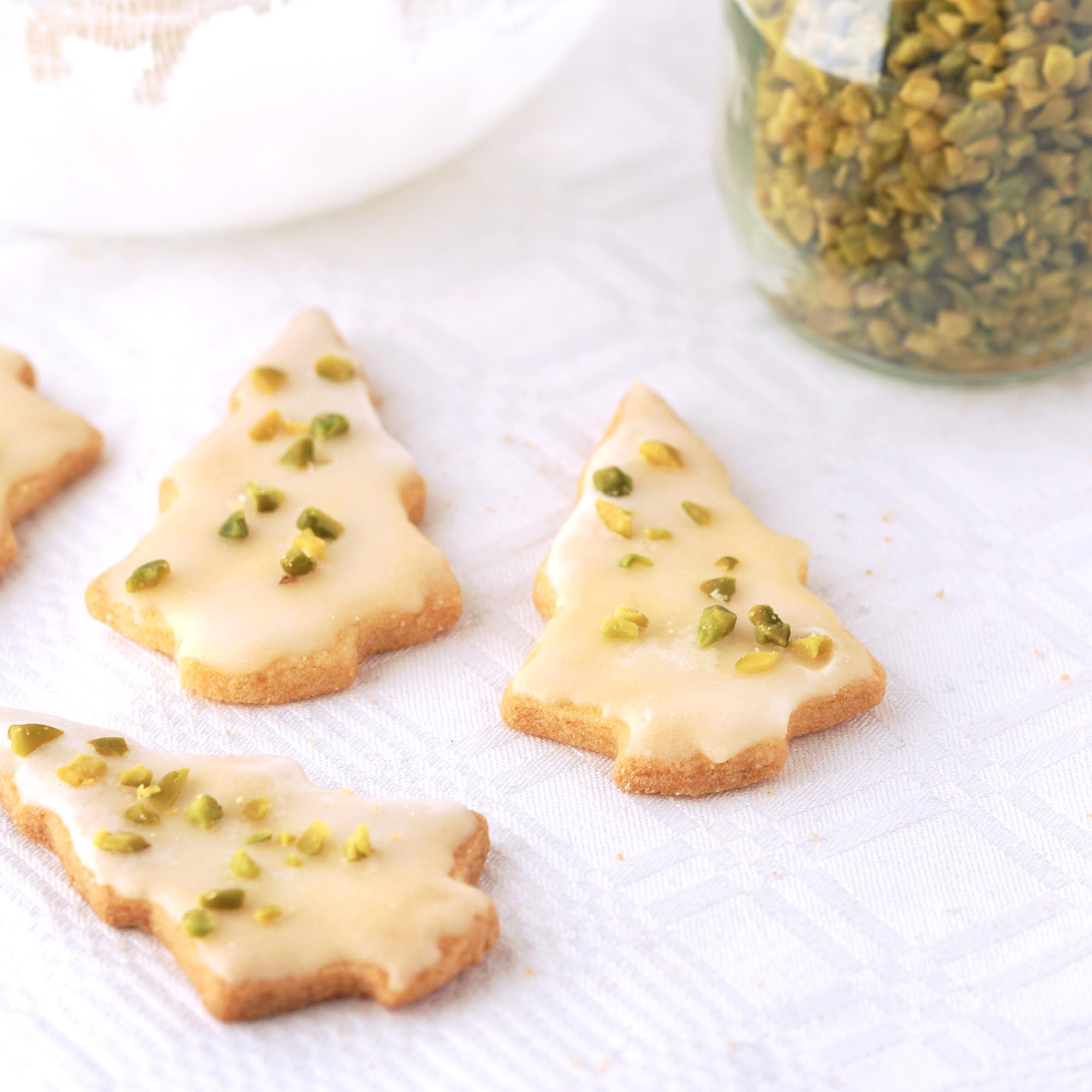 Galletas orgánicas para hornear | Galletas de Navidad con glaseado para cortar | Pasteles de Navidad veganos