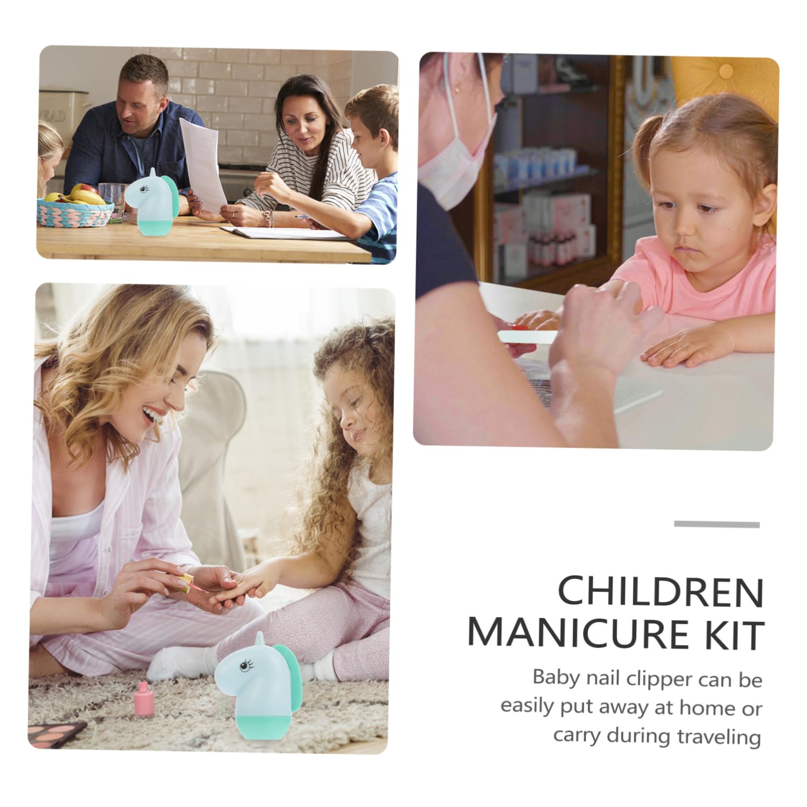 TOYANDONA 12pezzi Kit Manicure Neonatale Tagliaunghie Pinzette Per Unghie Con Custodia Sicuro e Ergonomico Strumento Per La Delle Unghie Dei Ragazzo Ragazza Realizzato Inossidabile