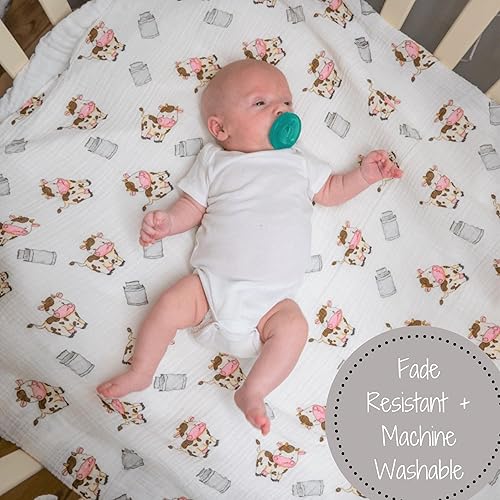 Miniatura 5 de LollyBanks Manta para envolver  100% muselina de algodón  Género neutro para recién nacidos y bebés esenciales para guardería para niñas y niños,