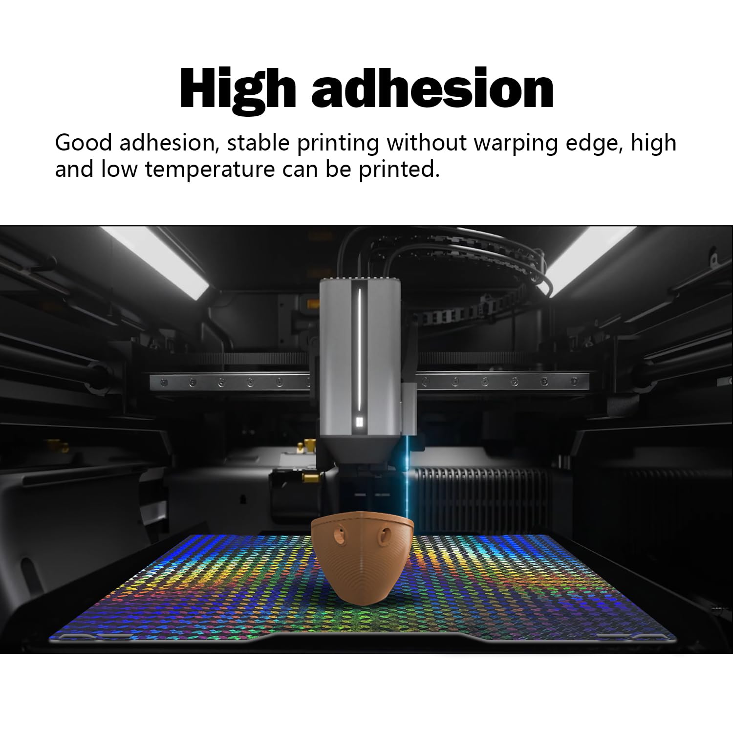 Hiraith Piastra Stampa 3D PEI/PEY - Doppia Lato Per PLA, ABS, TPU