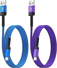 Car Carplay Cable Fast for iPhone 17e/17/Air/17 Pro/17 Pro Max/16e/16 Pro/16 Pro Max/16 Plus/16/15 Pro Max,3FT/2Pack 3.1A USB A to USB C Charger Cord iPhone 17 Pro Car Fast Charging Cable USB Type C