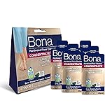 Bona Hardwood Floor Cleaner Concentrate - 1 fl oz - 4-Pack - Residue-Free Floor Cleaning Solution for Bona Spray Mop and Spray Bottle Refill - For Wood Floors