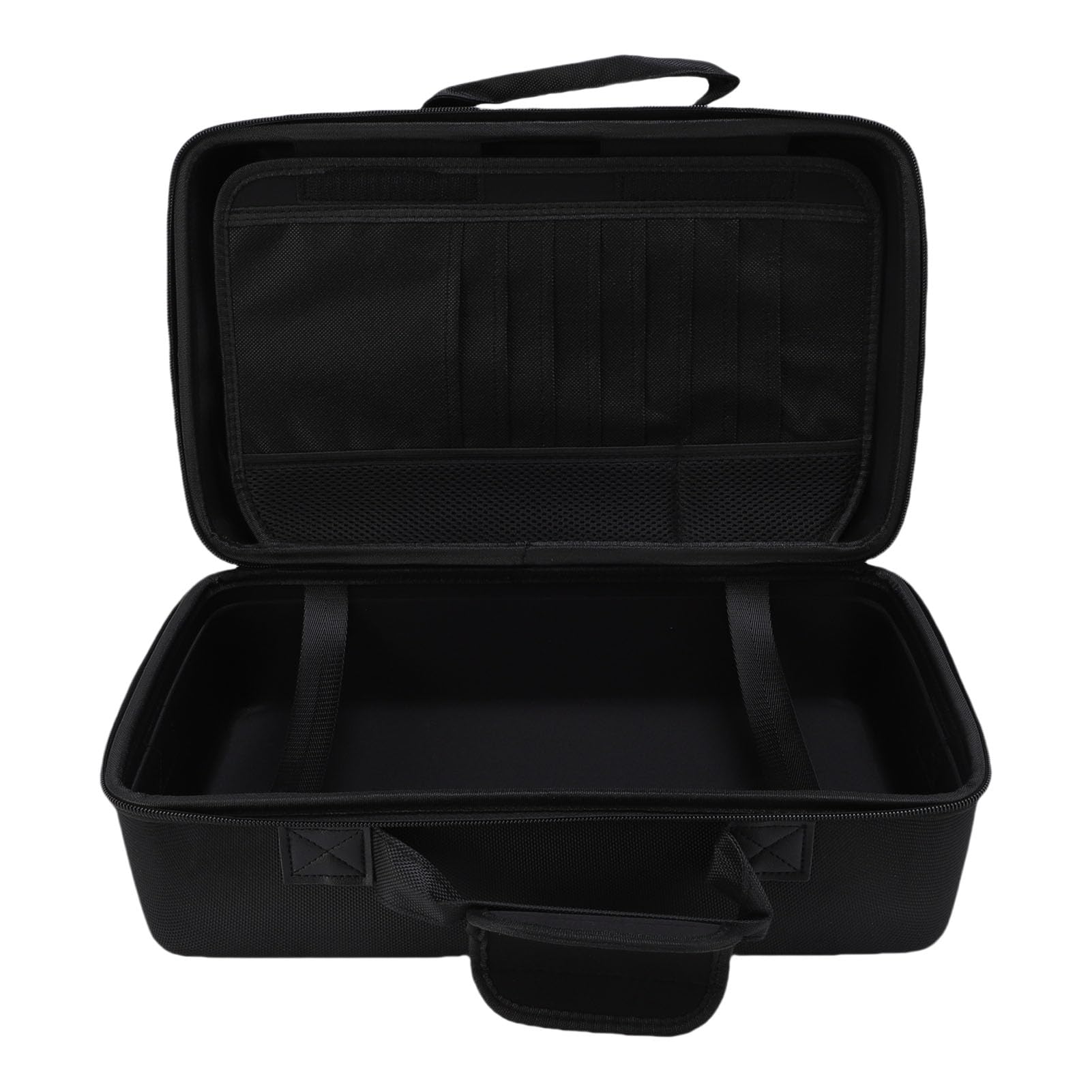 Yctze Console di Gioco per Trasporto Rigido - Console di Gioco Domestica Borsa da Viaggio Protettiva SLIM per Trasporto Rigido Controller di Grande capacità Verticale - Borsa da Viaggio per - (BLACK)
