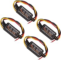 Vista 7 de 4pcs LED Flash Strobe Controller, 80W Universal DC9‑26V 16 Strobe Modes Brake Light Flasher Brake Light Strobe Module, Car Flasher Module for