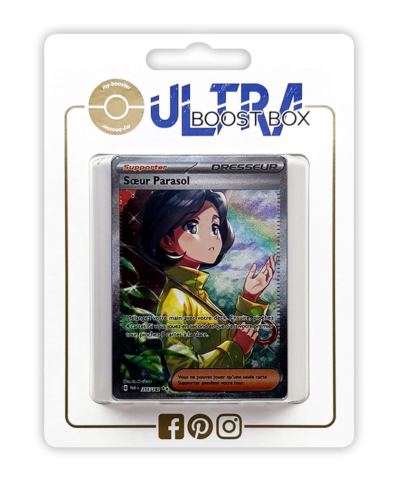 Coffret 10 Cartes Pokémon Françaises – Sorbouboul 045/182 Reverse, Série Écarlate Et Violet 4 Faille Paradoxe