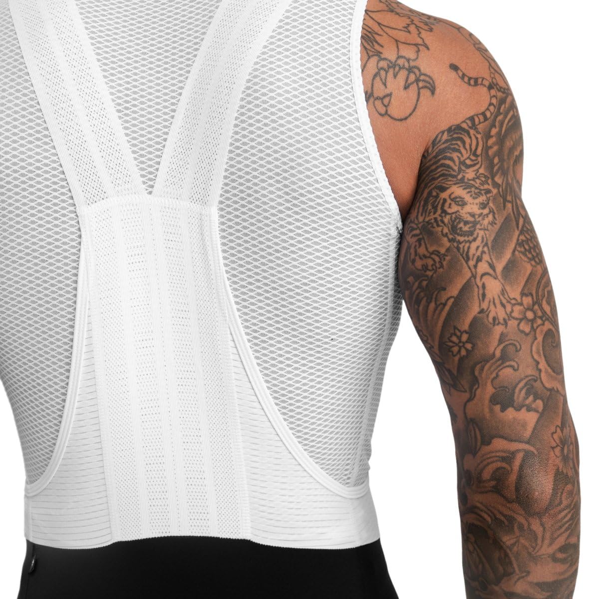 SIROKO - Culotte Ciclismo Mortirolo - XL - Negro/Blanco