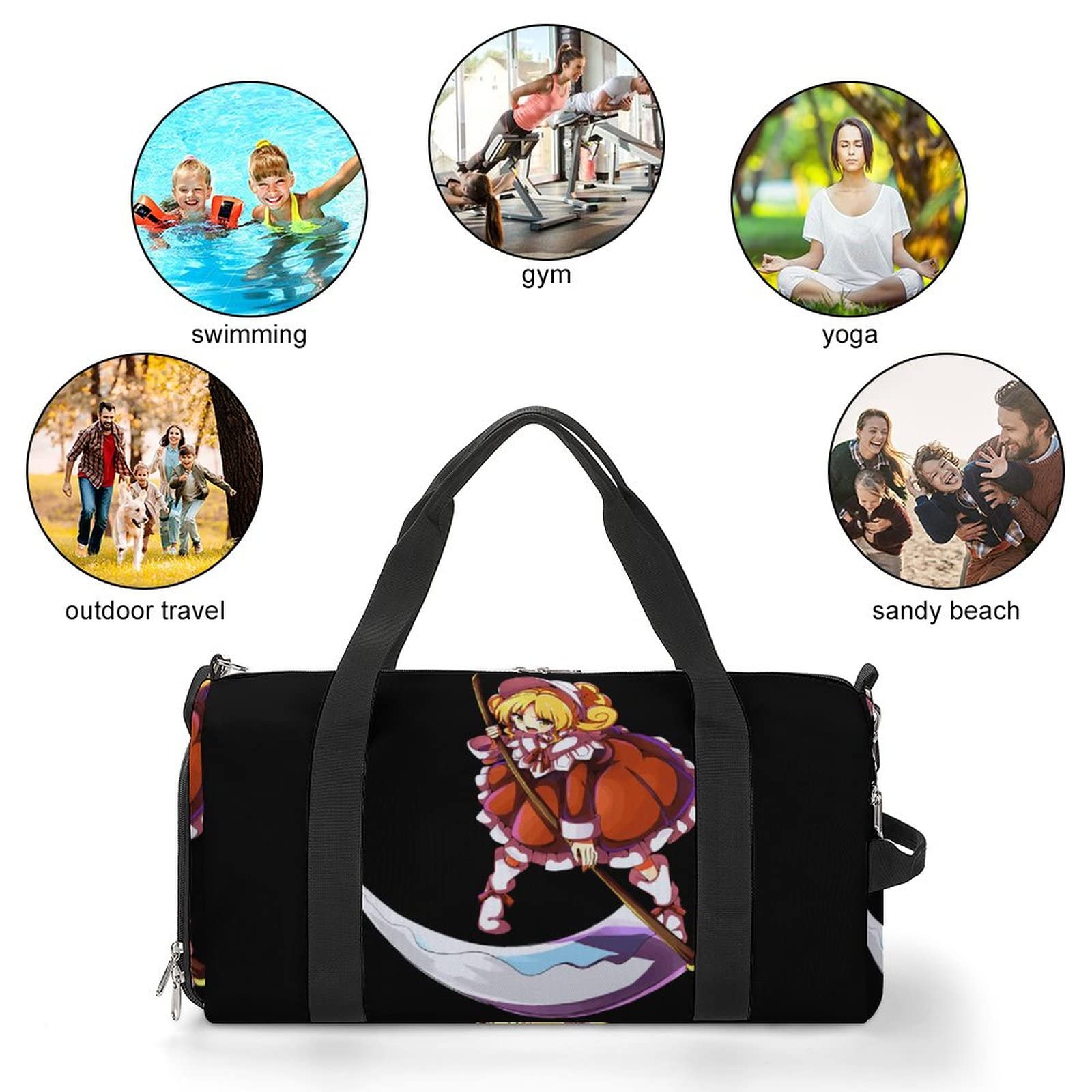 Amazon.co.jp: ジムバッグ 東方幻想郷 スポーツバッグ メンズ