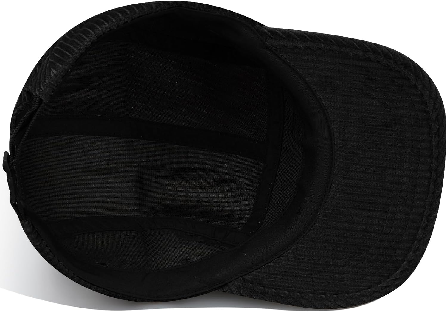 CLAPE Snapback 5 Panel Baseball Cap, Corduroy Breathable Flat Brim Trucker Hat Adjustable Unstructured Dad Hat Ball Caps - Image 7