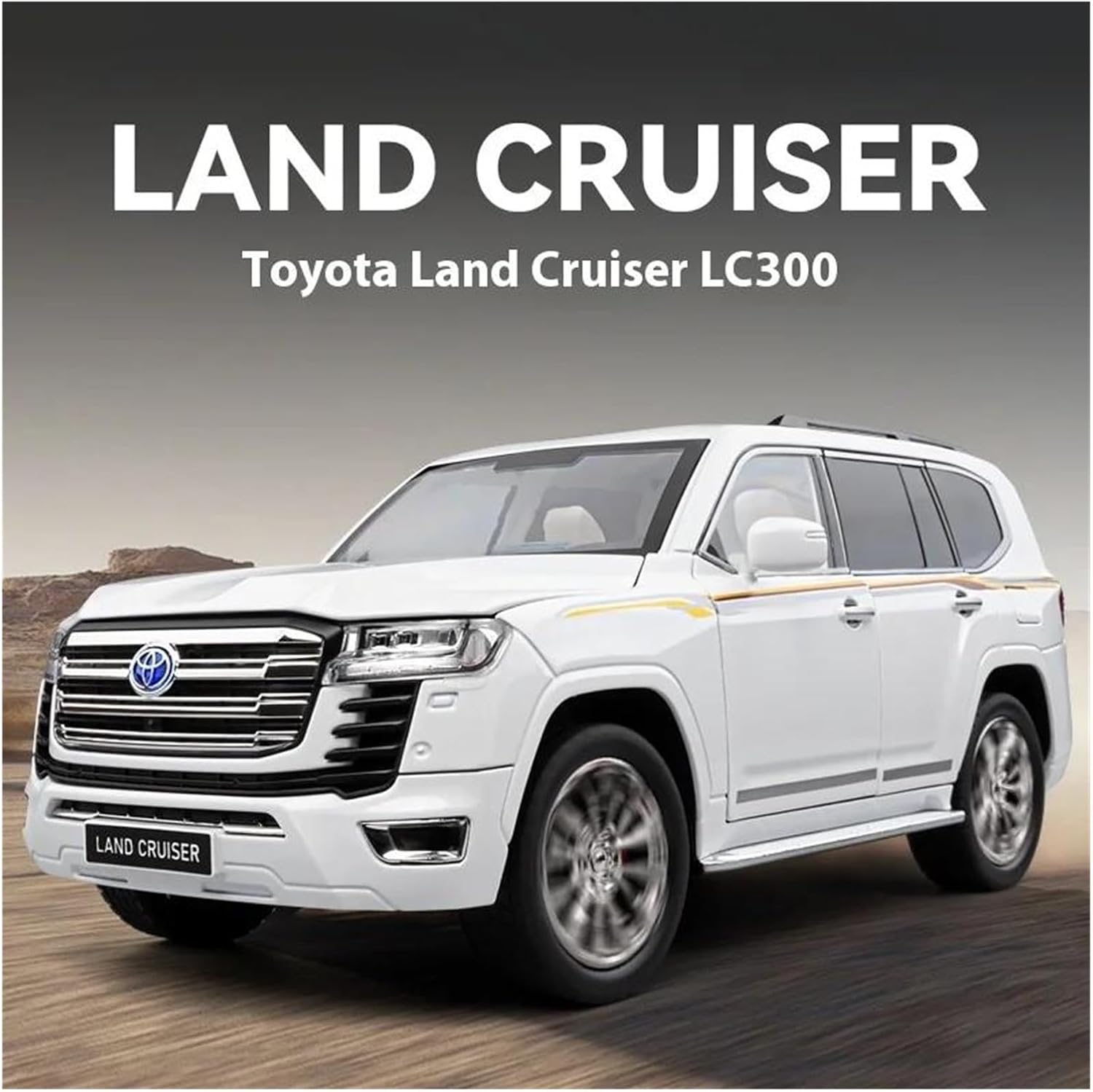 トヨタ（TOYOTA） ミニカー 1/18 ランドクルーザー 300-ZX SUV LCD