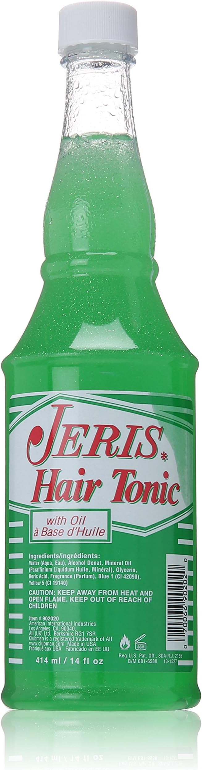 Clubman Jeris Hair Tonic with Oil, 14 Fluid Ounce