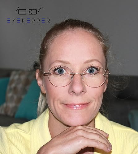 Miniatura 2 de Eyekepper Gafas de Lectura sin Marco Mujeres - Lectores Redondos sin montura Hombres Plata +1.75