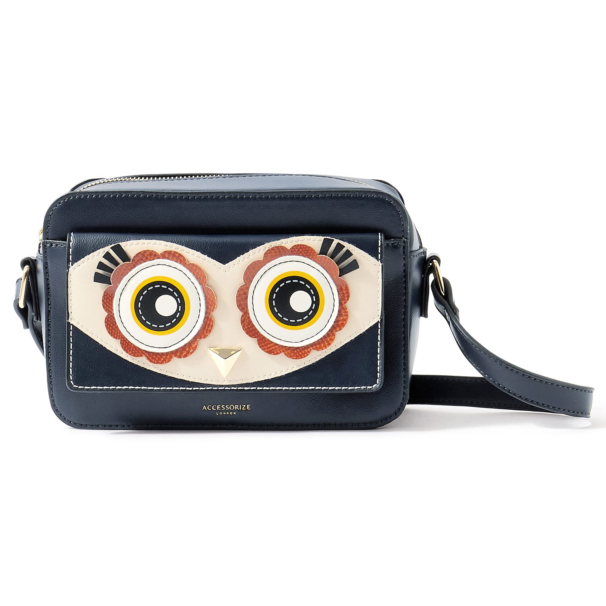Accessorize London Womens Faux Leather Navy Owl Sling Bag (B0B97N1C3G) Amazon Price History, Amazon Price Tracker