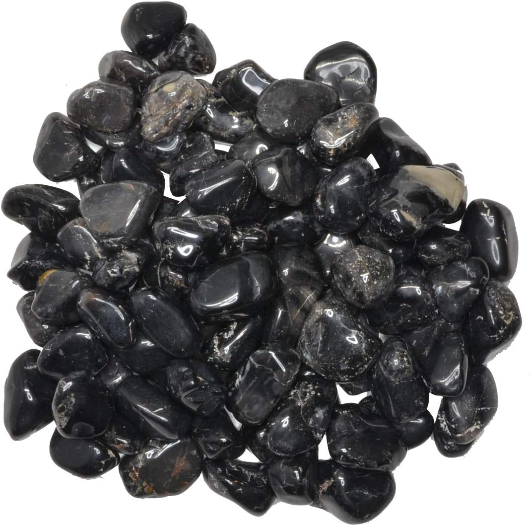 Hypnotic Gems Materials: 3 lbs Amethyst Tumbled Stones - Grade 1 - XSmall - 0.5" to 1" Avg. - Bulk Natural Rocks Polished Gemstone Supplies for Wicca, Reiki, Energy Crystal Healing