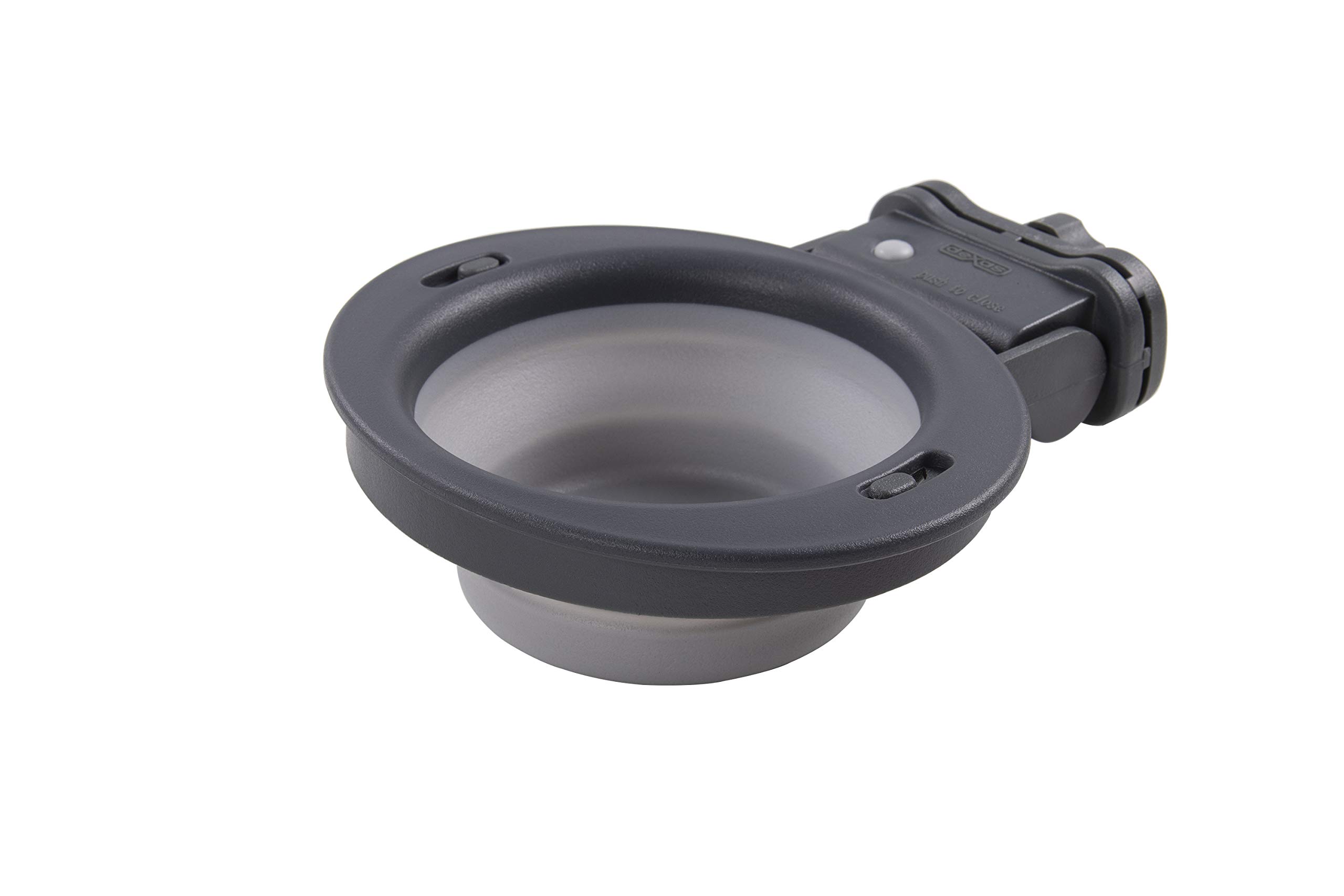 Dexas Collapsible Kennel Bowl Small Light Gray