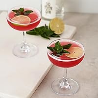 Vista 8 de Vaso True Coupe, Copas de Martini para Fiesta de Cóctel, Perfecto para Espresso Martini, Manhattan, Champán, Elegante Cristalería de 7 oz para Bares