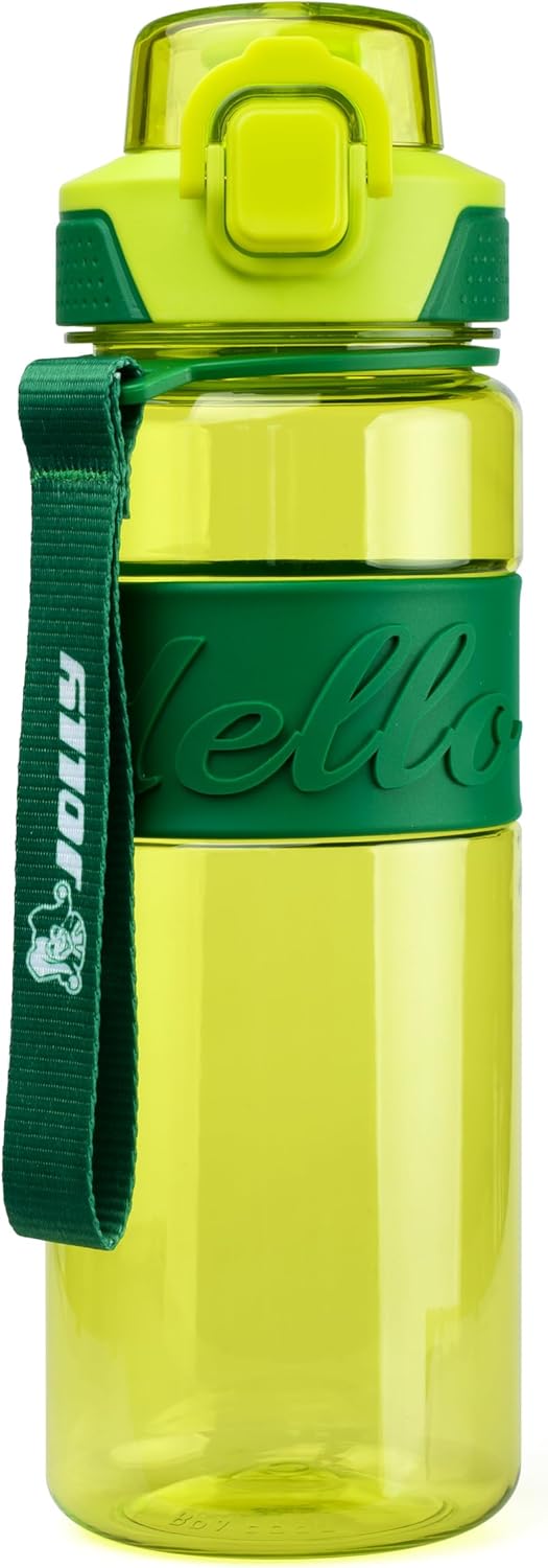 JOLLY Drinking Bottle 750 ml, Leak-Proof, BPA-Free, Dishwasher Safe, Non-Slip Grip, Safety Lock & Carry Strap, Ideal for School, Sports & Everyday Use